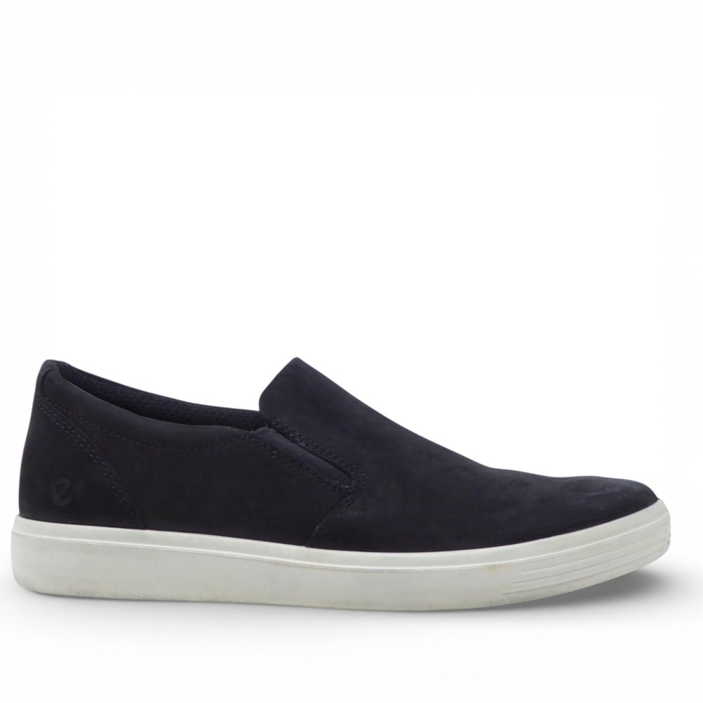 Ecco Women's Slip-On Sneakers in Black and White